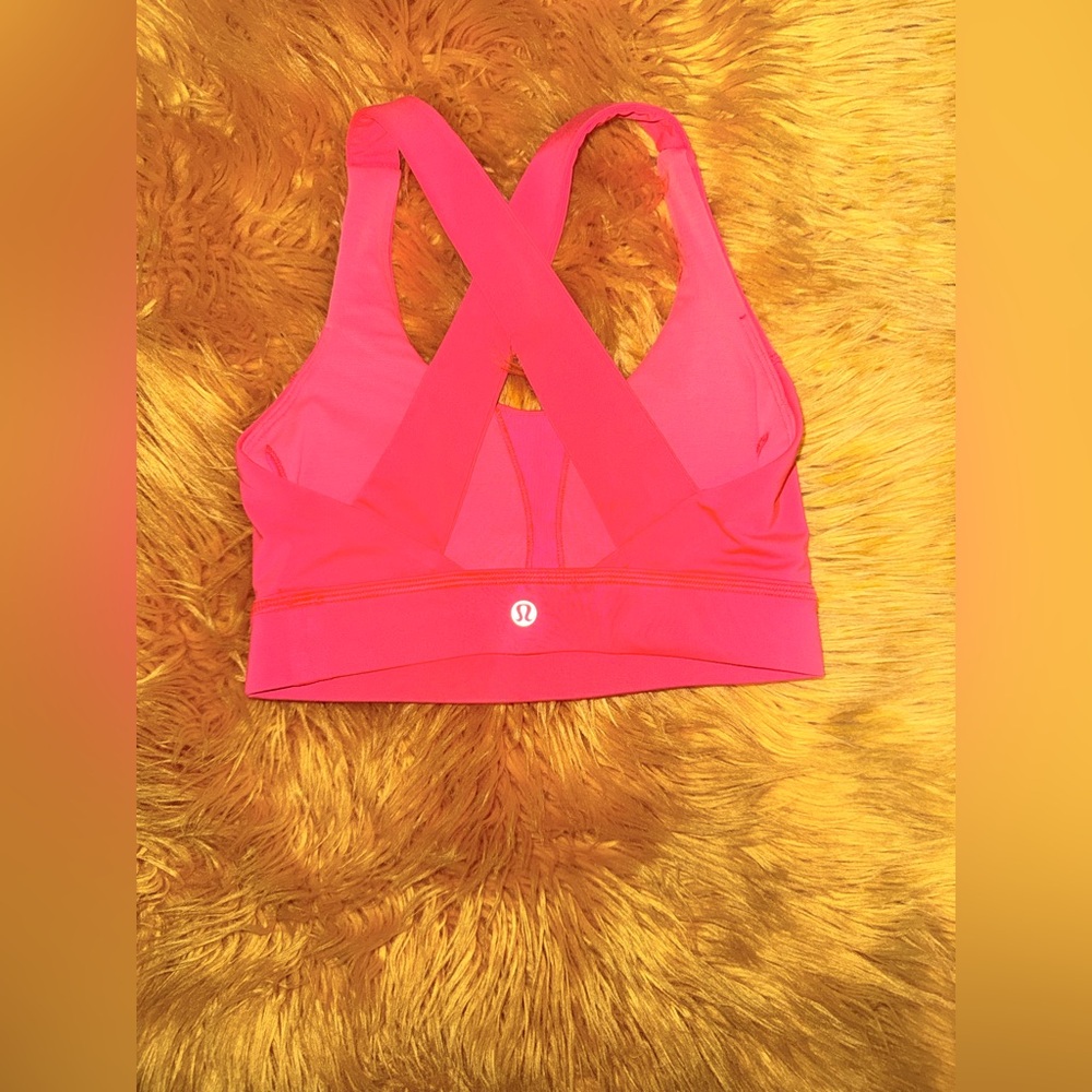 lululemon athletica Vibrant Pink Sports Bra